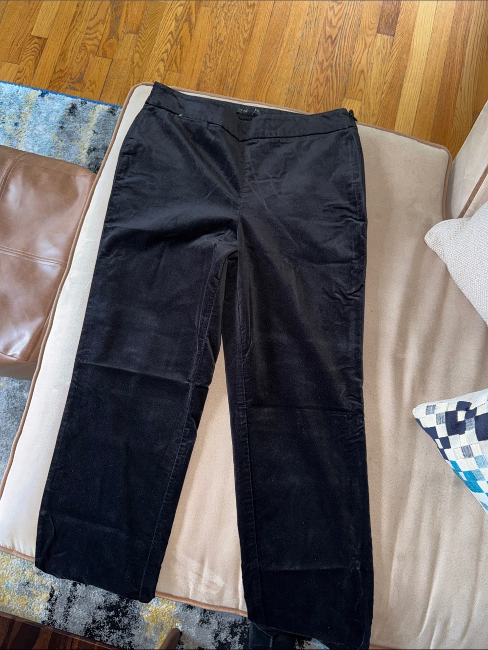 Talbots Black Corduroy Women's Straight-Leg Pants